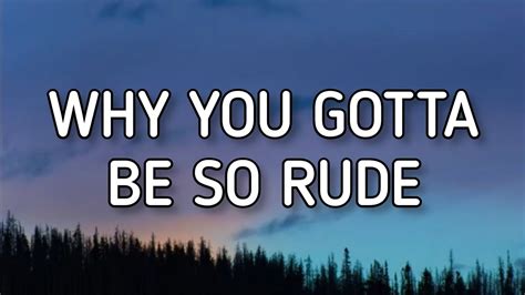 so rude lyrics|More.